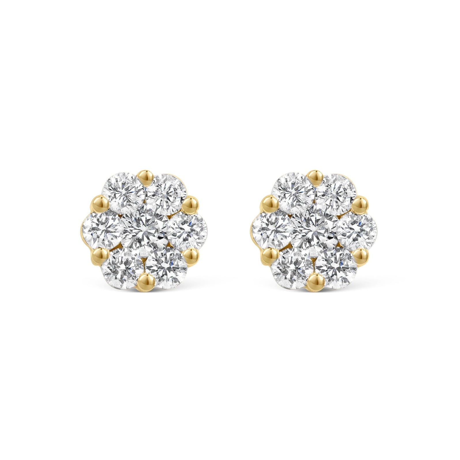 Edle Ohrstecker mit Diamanten besetzt - hochwertiger Fine - Jewelry Schmuck